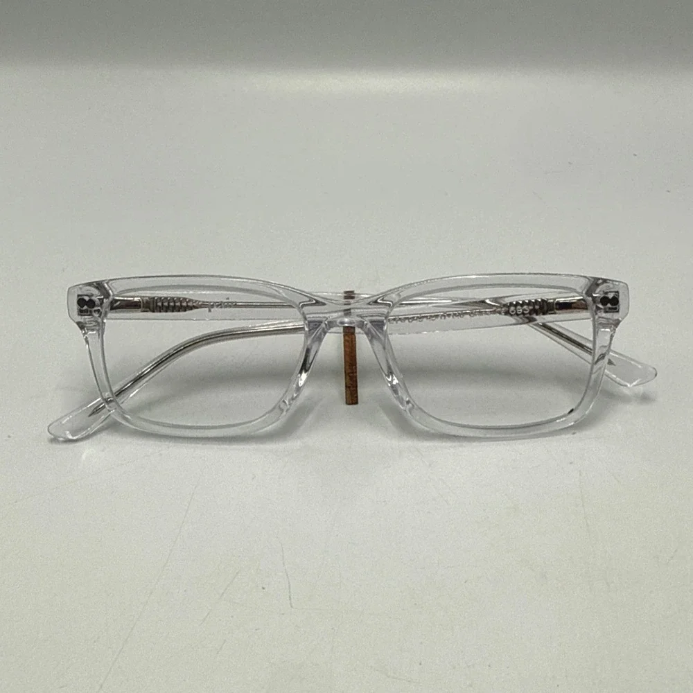 Pair Eyewear The Otero 049 Clear Crystal Rectangular Glasses Frames 49-17-140